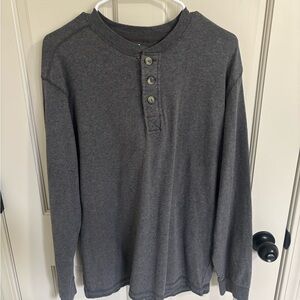 John Ashford Dark Gray Long Sleeve Shirt